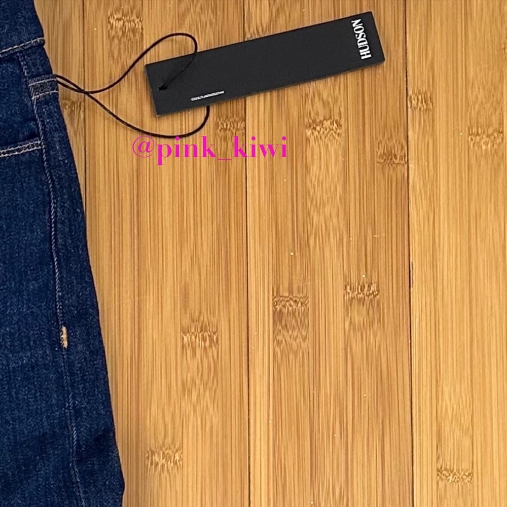 Hudson Jeans Zoeey High Rise Deep Cuff Straight Crop Jeans - Picture 9 of 9